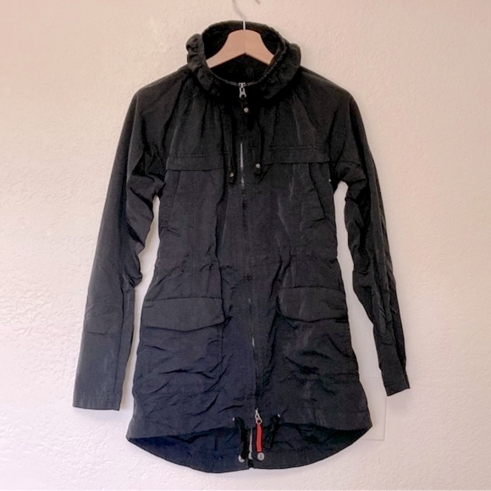 Eddie Bauer‎ Black Travex Utility Windbreaker, Size XS